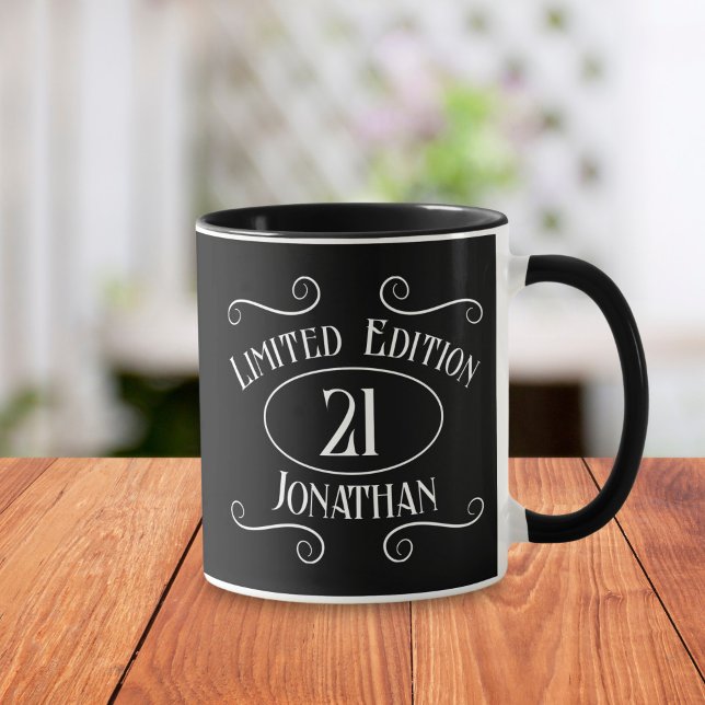 Mug Vintage 21e anniversaire pour lui édition limitée (Créateur téléchargé)