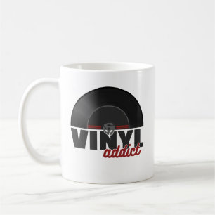 Mug Vintage 45 tr/min Record Vinyl Addict