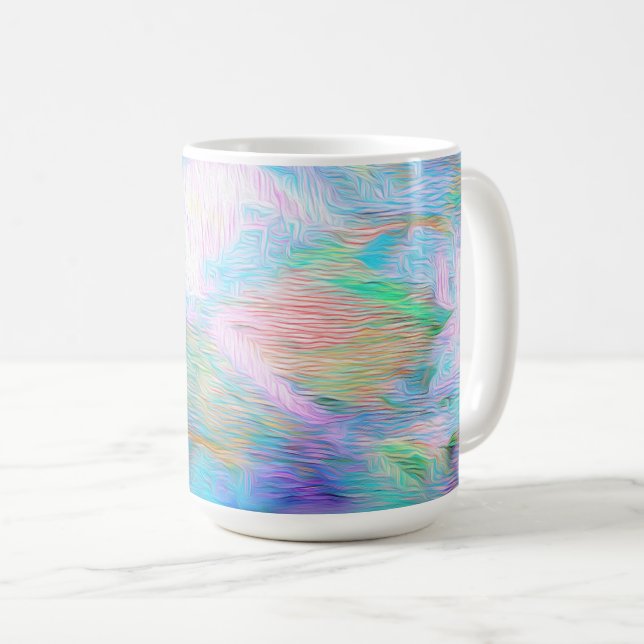 Mug Vintage Abstract Dream – Romantic Fantasy Nature (Devant droit)