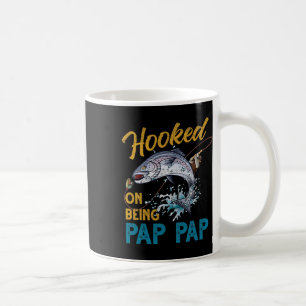 Mug Vintage accro à être Pap Pap drôle de pêche Papas
