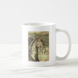 Mug Vintage américain Saddlebed Faux