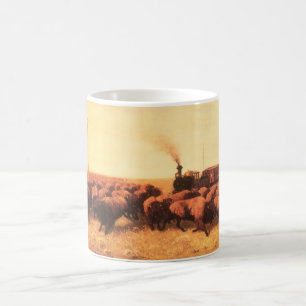 Mug Vintage-américaine occidentale, tenue par NH Trott