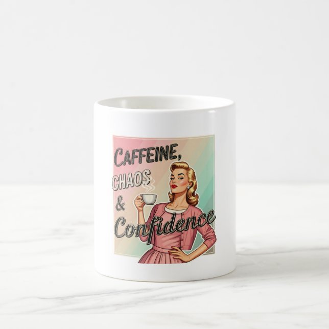 Mug Vintage amusant pour les femmes - Citation de  (Centre)
