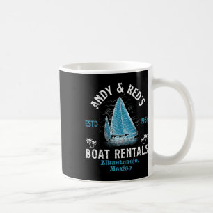 Mug Vintage Andy et Red's Boat Repair Charte de pêche
