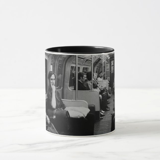 Mug Vintage Angleterre Londres train intérieur (Centre)