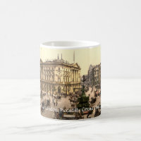 Vintage Angleterre tasse, Piccadilly Circus Londre