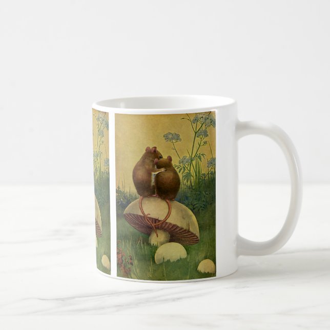 Mug Vintage Animaux, Amour et Romance (Droite)