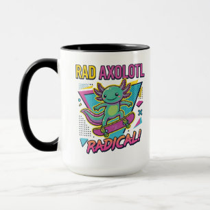 Mug Vintage Axolotl skateboard des années 90 Néoténie