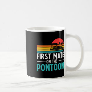 Mug Vintage Bateau Partie Rétro Premier Mate Sur Le Po