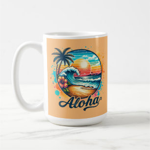Mug Vintage Beach Aloha Sublimation-94953