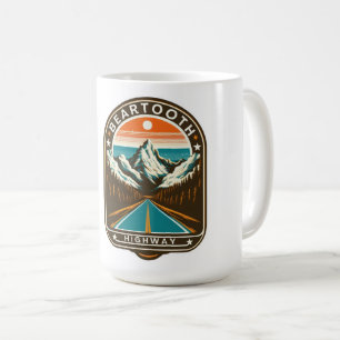 Mug vintage Beartooth Highway us 212 montana road