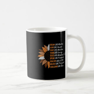 Mug Vintage Black History Month Sunflower Dream Like M