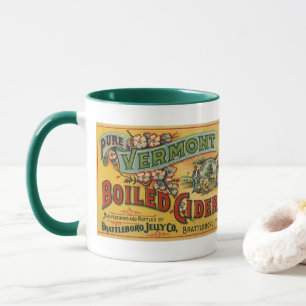 Mug Vintage Brattleboro Jelly Cider bouilli Vermont