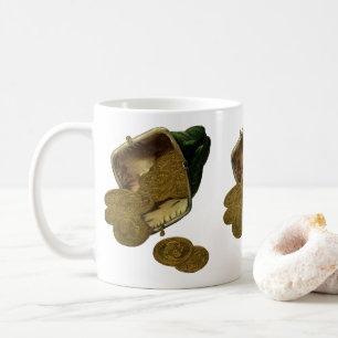 Mug Vintage Business Finance, Gold Coin Money en bours