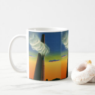 Mug Vintage Business, Steam Whistler Factory Sunrise