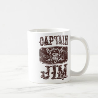 Mug Vintage Capitaine Jim Pirate personnalisé Ponton B