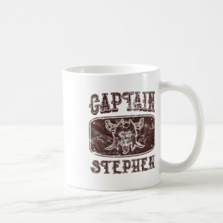 Mug Vintage Capitaine Stephen Pirate personnalisé Pont