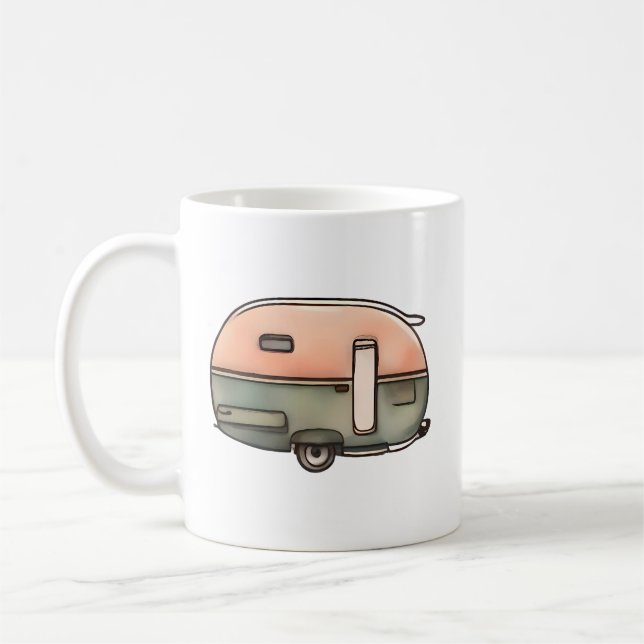 Mug Vintage Caravan Adventure (Gauche)
