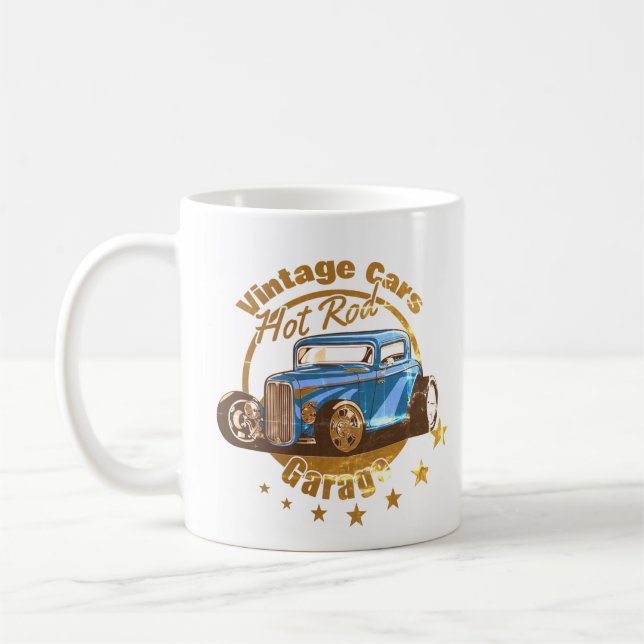 Mug Vintage cars, Hot Rod!  (Gauche)