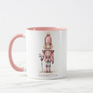 Mug Vintage Casse-noix rose minimaliste Whimsical