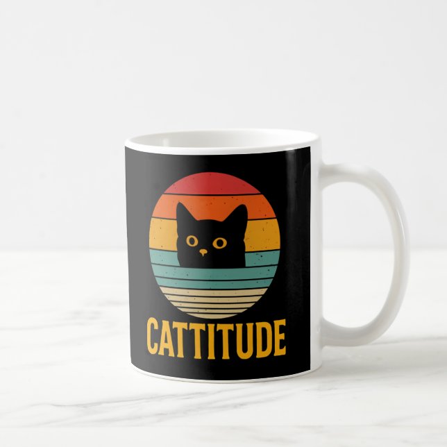 Mug Vintage Cattitude Cat  (Droite)