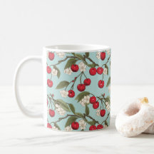 Vintage cerises Botaniques Motif de la confiture e