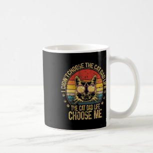Mug Vintage Chat Papa Pour Hommes Drôle Chat Papa Fête