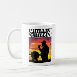 Mug Vintage Chillin’ & Grillin’ Perturbé