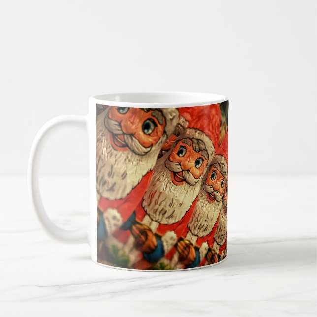Mug Vintage Christmas Santa Paper (Gauche)