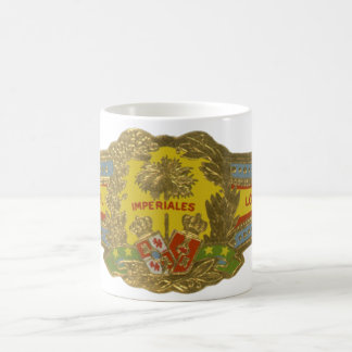 Mug Vintage Cigar Étiquette Art, Manuel Lopez Imperial