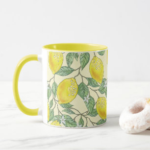 Mug Vintage citron vert Motif de fruits