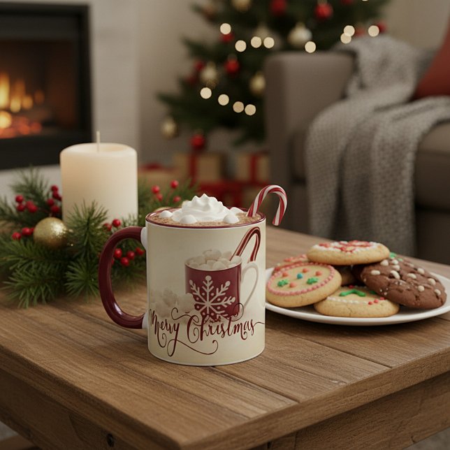 Mug Vintage Cocoa Merry Christmas  (Créateur téléchargé)
