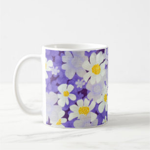Mug Vintage coloré : Motif Fleur sans couture