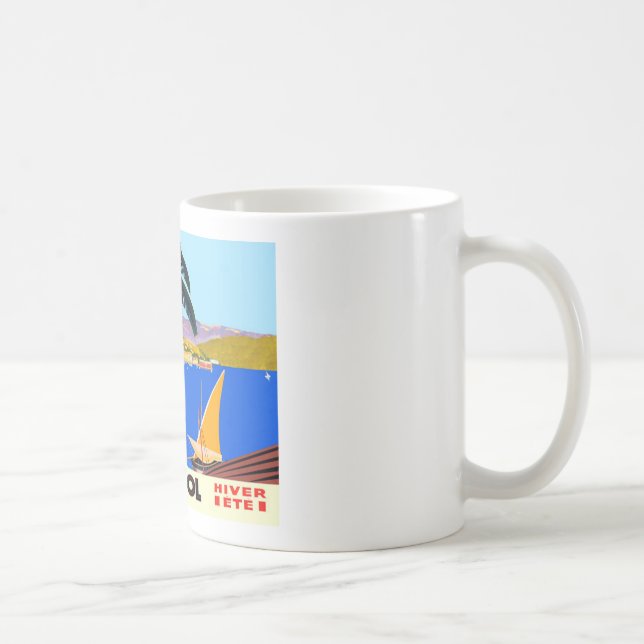 Mug Vintage Côte d'Azur (Droite)