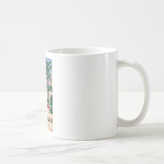 Mug Vintage Côte d'Azur Beach Girl