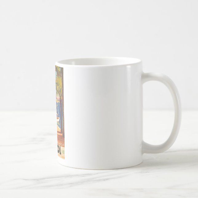 Mug Vintage Côte d'Azur Voyage en France (Droite)