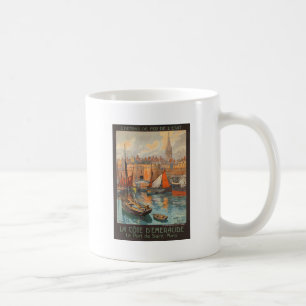 Mug Vintage Côte d'Emeraude Saint Malo Tourisme portua