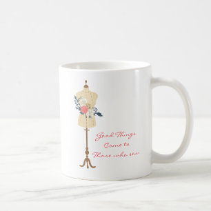 Mug Vintage couture robe mignonne