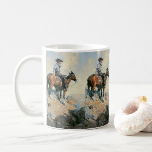Mug Vintage Cowboy, Sentinelle des Plaines Par Dunton