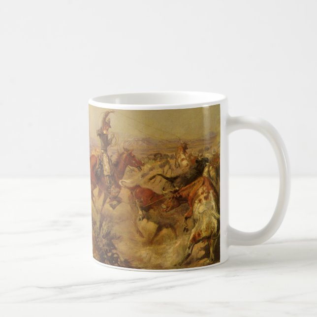 Mug Vintage Cowboys, Jerez Down by CM Russell (Droite)