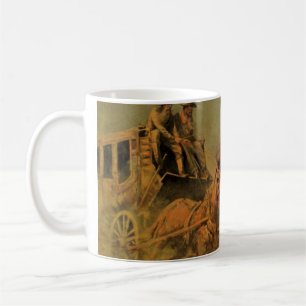 Mug Vintage Cowboys, The Stage Coach par John Borein