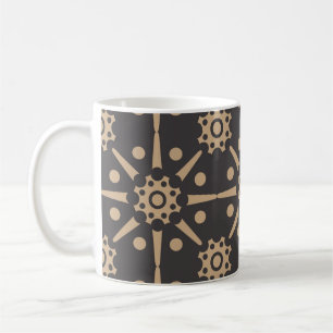 Mug Vintage damask continu rétro motif arrière - plan