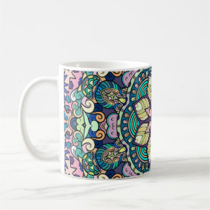 Mug Vintage Damask : Elegant Seamless Motif