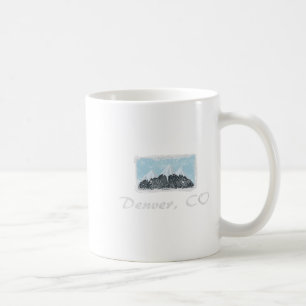 Mug Vintage Denver Colorado Hiver Skiing Fun