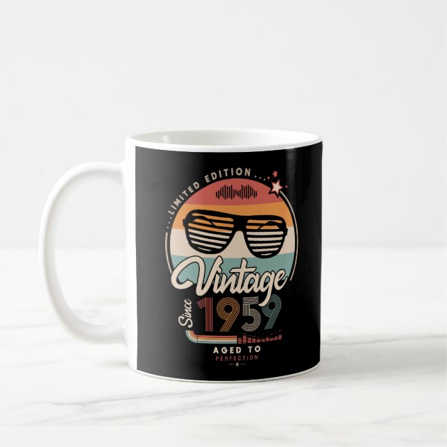 Mug Vintage depuis 1959 (Gauche)