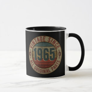 MUG VINTAGE DEPUIS 1965 TOUTES LES PARTIES ORIGINALES