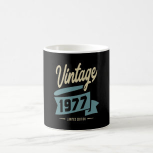 Mug Vintage Depuis 1977 Cadeau Anniversaire