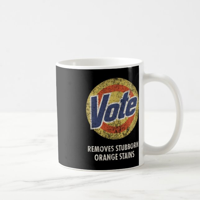 Mug Vintage détergent anti-Trump pour les votes (Droite)