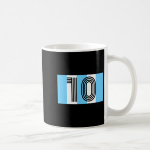 Mug Vintage Diego Argentine Maillot de Foot Numéro 10