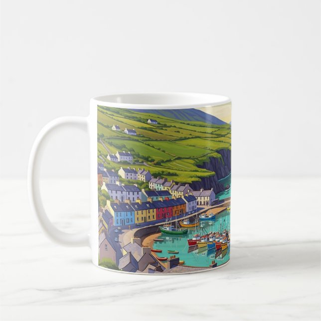 Mug Vintage Dingle Irlande Travel (Gauche)